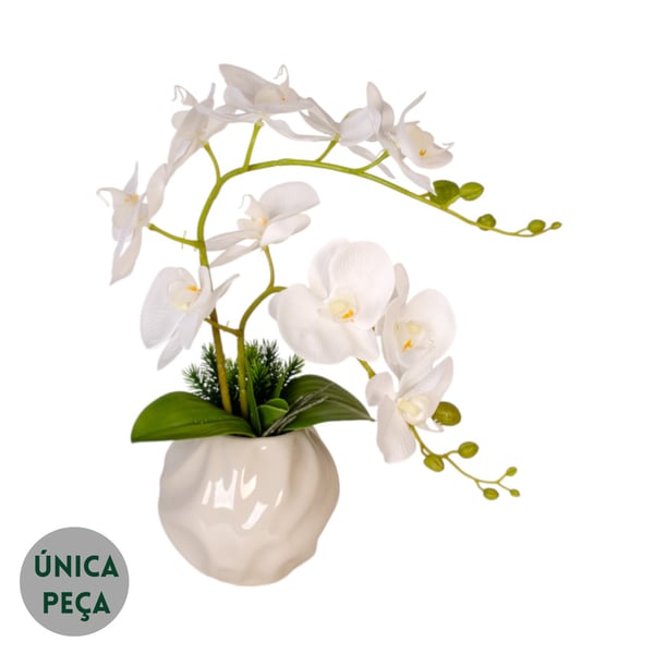 VASO DECORATIVO INT. 43 CM ORQUÍDEA 