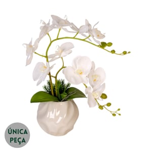 VASO DECORATIVO INT. 43 CM ORQUÍDEA 