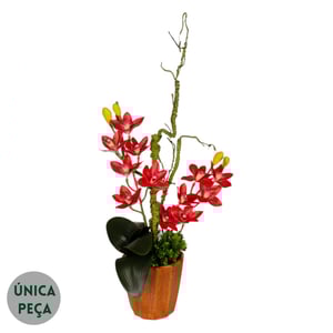 VASO DECORATIVO INT. 70 CM COM CIPÓ