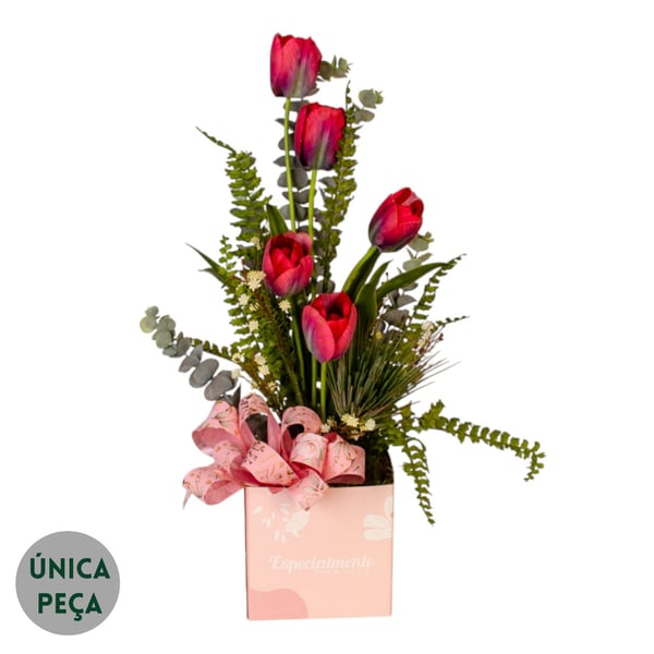 VASO DECORATIVO INT. TULIPA 59 CM 