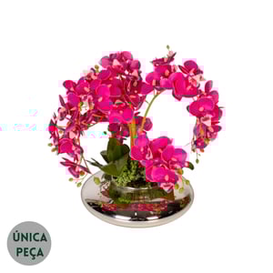 VASO DECORATIVO INT. 30 CM ORQUÍDEA 