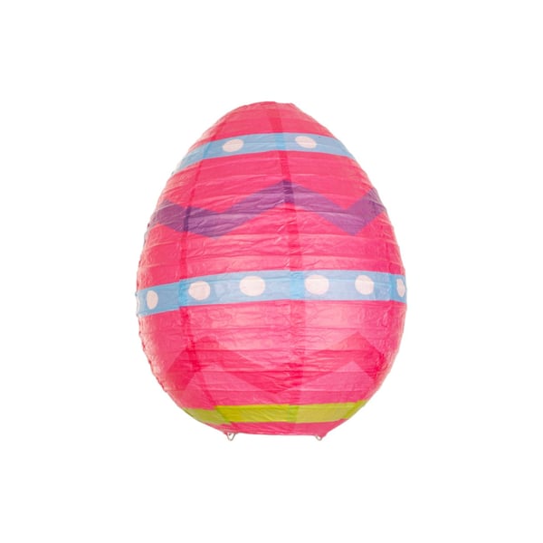 ENFEITE OVO DE PÁSCOA 25 CM LANTERNA PAPEL