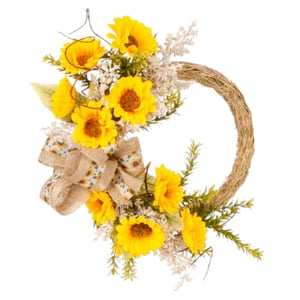 GUIRLANDA GIRASSOL 45 CM LAÇO