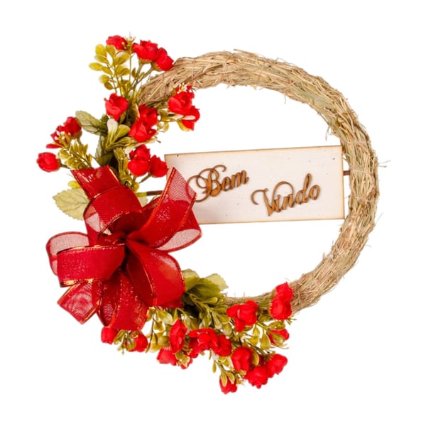 GUIRLANDA BEM VINDO 37 CM BOTÃO