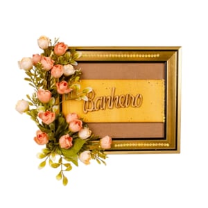 GUIRLANDA BANHEIRO 20 CM BOTÃO