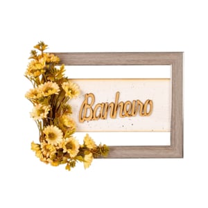 GUIRLANDA BANHEIRO 16 CM MARGARIDA