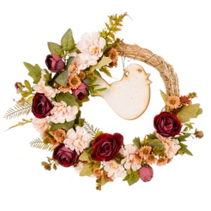 GUIRLANDA ROSA 35 CM PÁSSARO