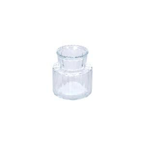 VASO VIDRO 8X7 CM CANELADO