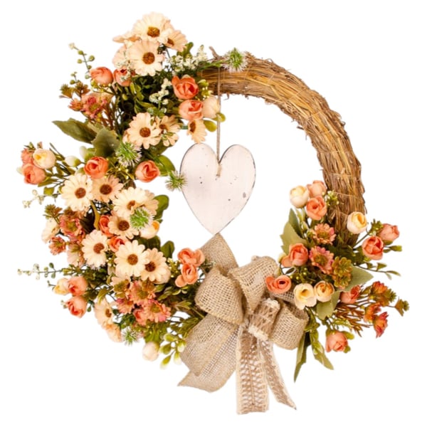 GUIRLANDA BOTÃO 42 CM CORAÇÃO