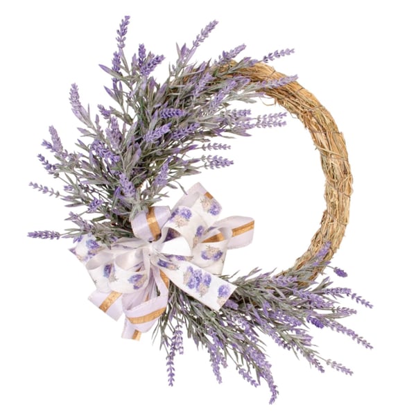GUIRLANDA LAVANDA 40 CM LAÇO