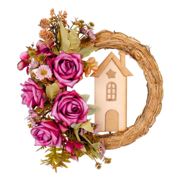 GUIRLANDA ROSAS 32 CM CASA