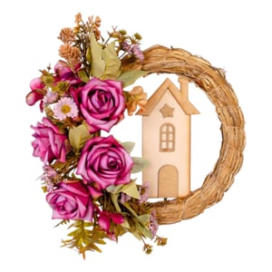 GUIRLANDA ROSAS 32 CM CASA