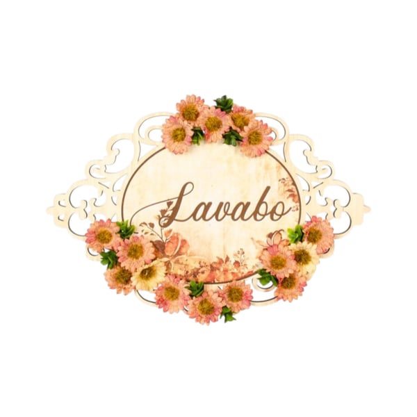 GUIRLANDA LAVABO 18 CM MARGARIDA