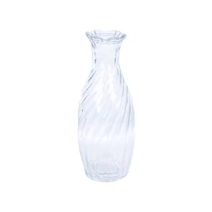 VASO VIDRO 23X9,1 CM GARRAFA RELEVOS