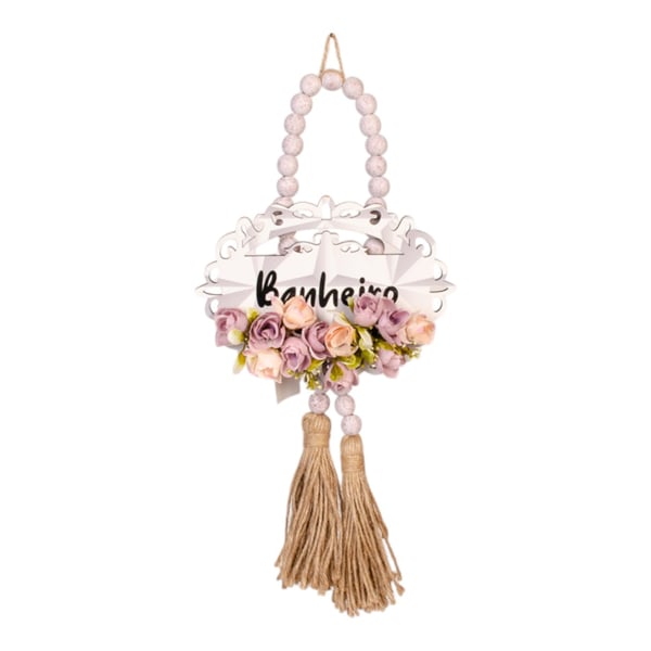 GUIRLANDA BANHEIRO 35 CM COLAR COM BOTÃO