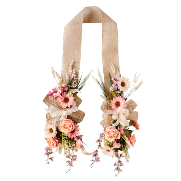 ESCAPULÁRIO / GUIRLANDA 2 M ORQUÍDEA ROSA E GÉRBERA