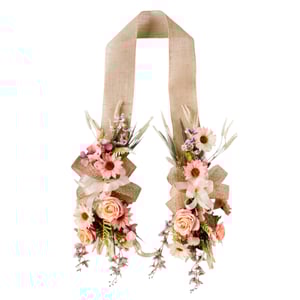 ESCAPULÁRIO / GUIRLANDA 2 M ORQUÍDEA ROSA E GÉRBERA