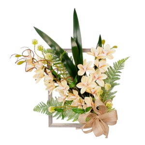 GUIRLANDA ORQUÍDEA 46 CM MOLDURA