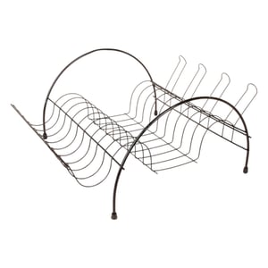 ESCORREDOR LOUÇA 20X40X34 CM ARAMADO PRETO