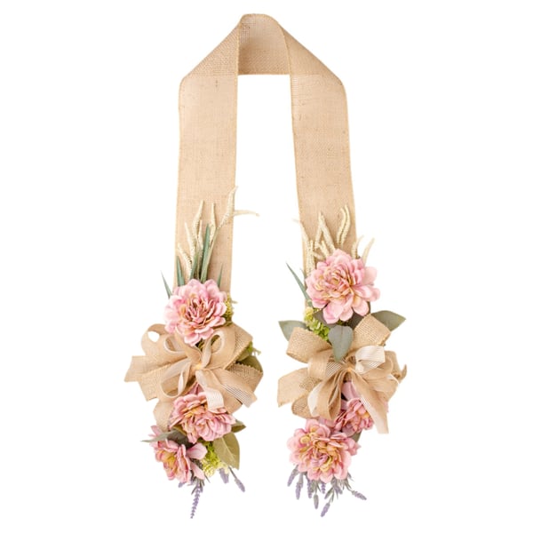 ESCAPULÁRIO / GUIRLANDA 1,80 M PEÔNIA COM LAÇO