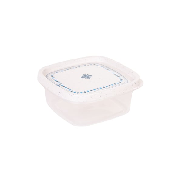POTE PLÁSTICO QUADRADO 680 ML DECORADO