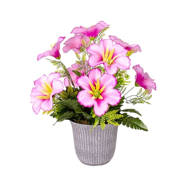 VASO DECORATIVO INT. HIBISCO 40 CM SAMAMBAIA 