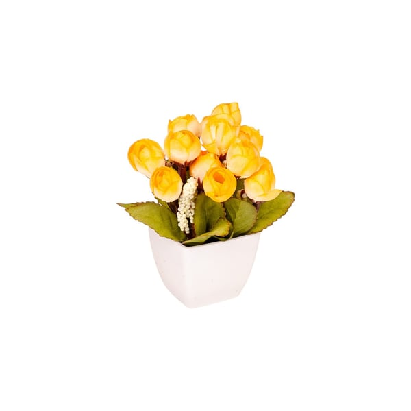 VASO DECORATIVO INT. BOTÃO 12 CM