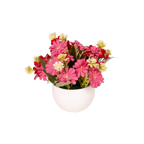 VASO DECORATIVO INT. MARGARIDA 16 CM