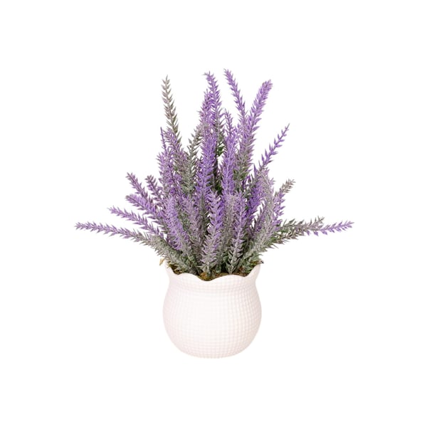 VASO DECORATIVO INT. LAVANDA 23 CM