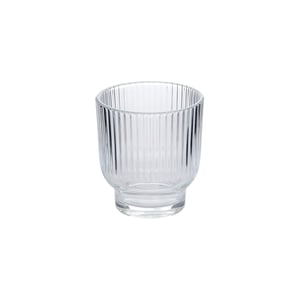 VASO VIDRO 10X9 CM CANELADO
