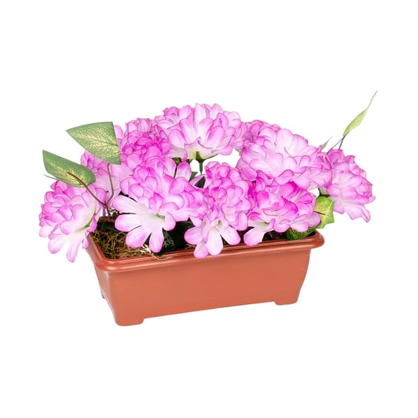 VASO DECORATIVO EXT. CRAVO 16 CM NA FLOREIRA