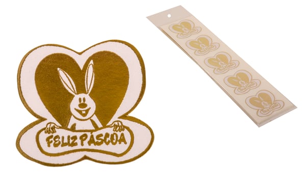 ETIQUETAS ADESIVAS PRESENTE PÁSCOA 100 PEÇAS