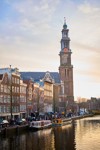 Prinsengracht Evening Glow