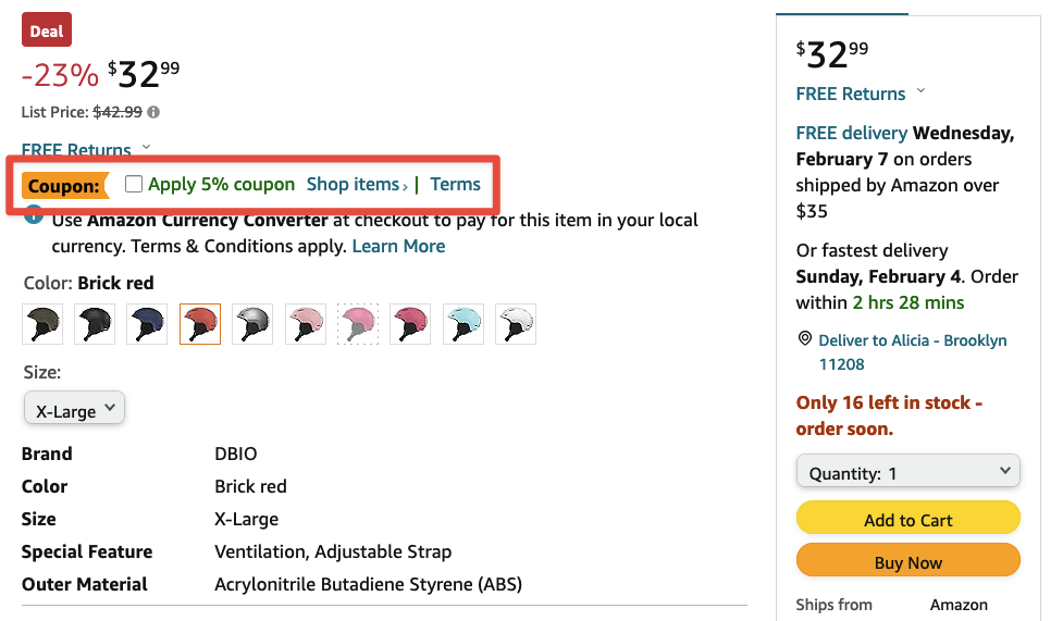 Product Promotion on Desktop