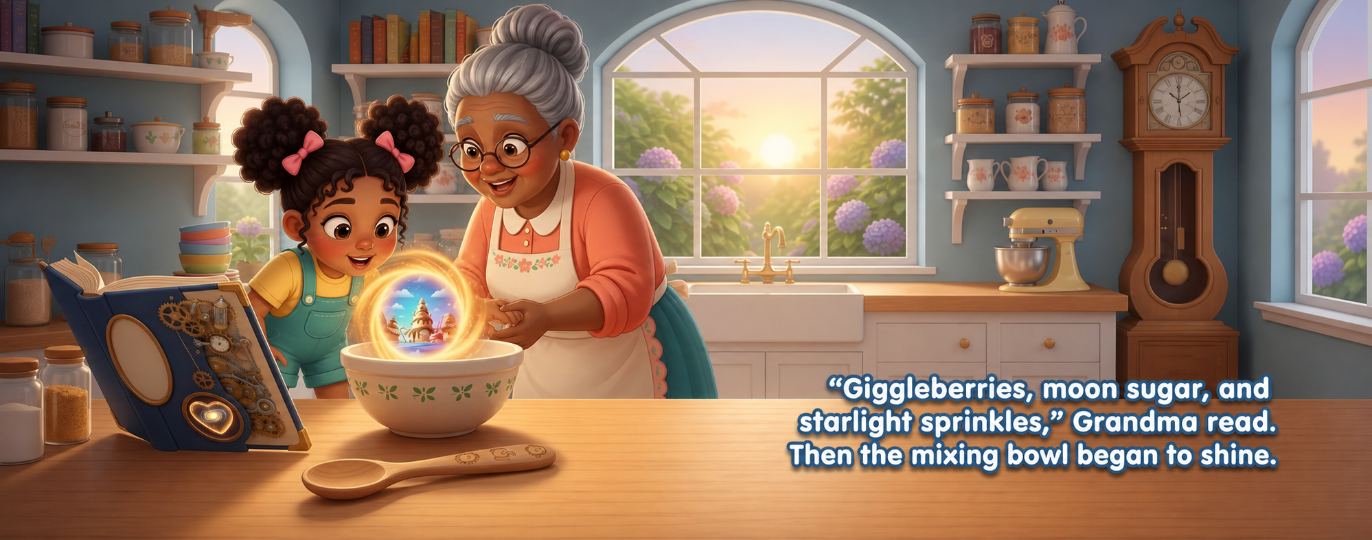 Grandma and Me: The Secret Recipe pages 5-6