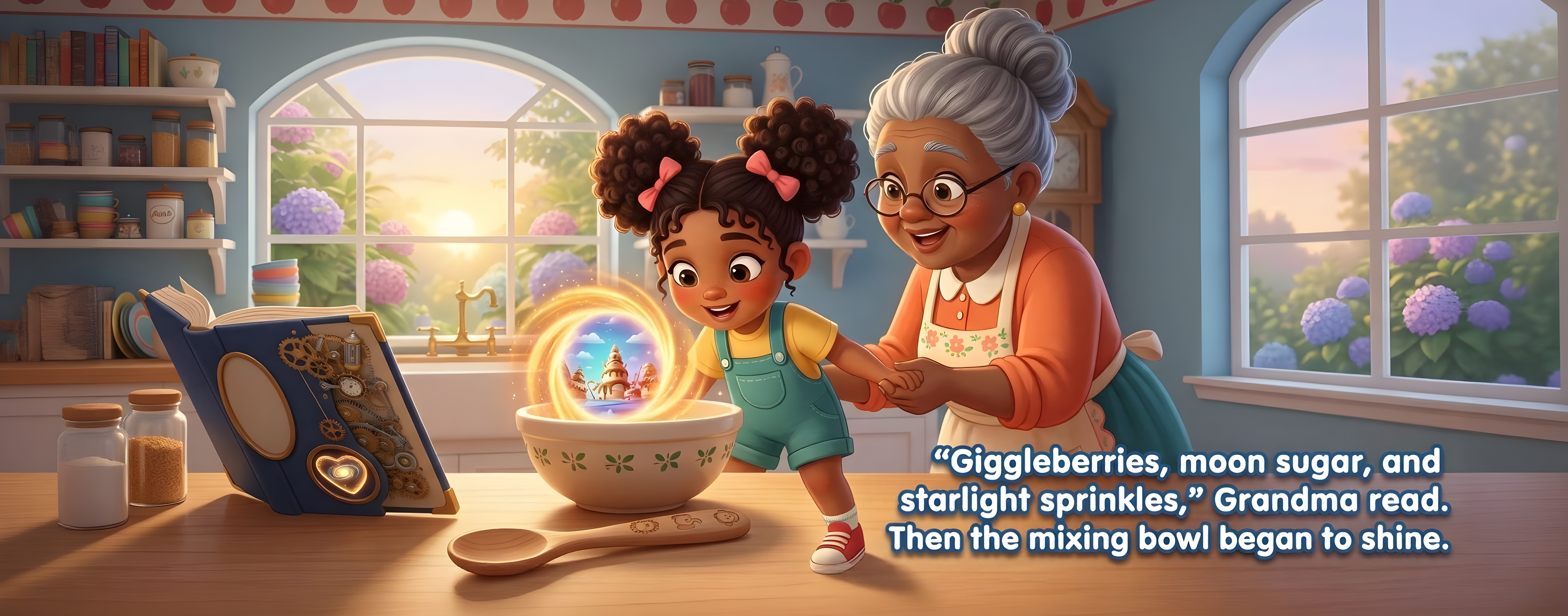 Grandma and Me: The Secret Recipe pages 5-6