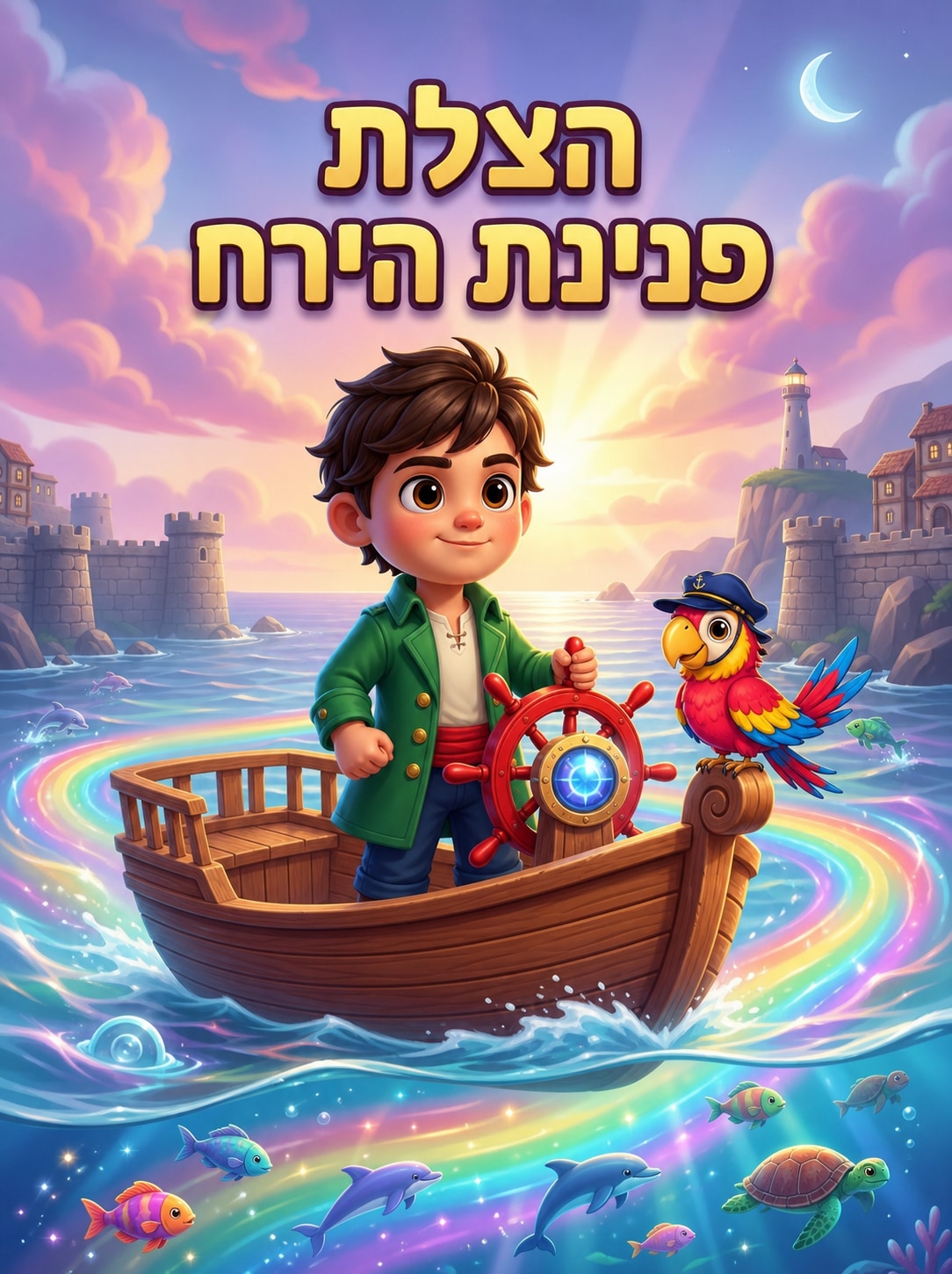 כריכת הספר הצלת פנינת הירח