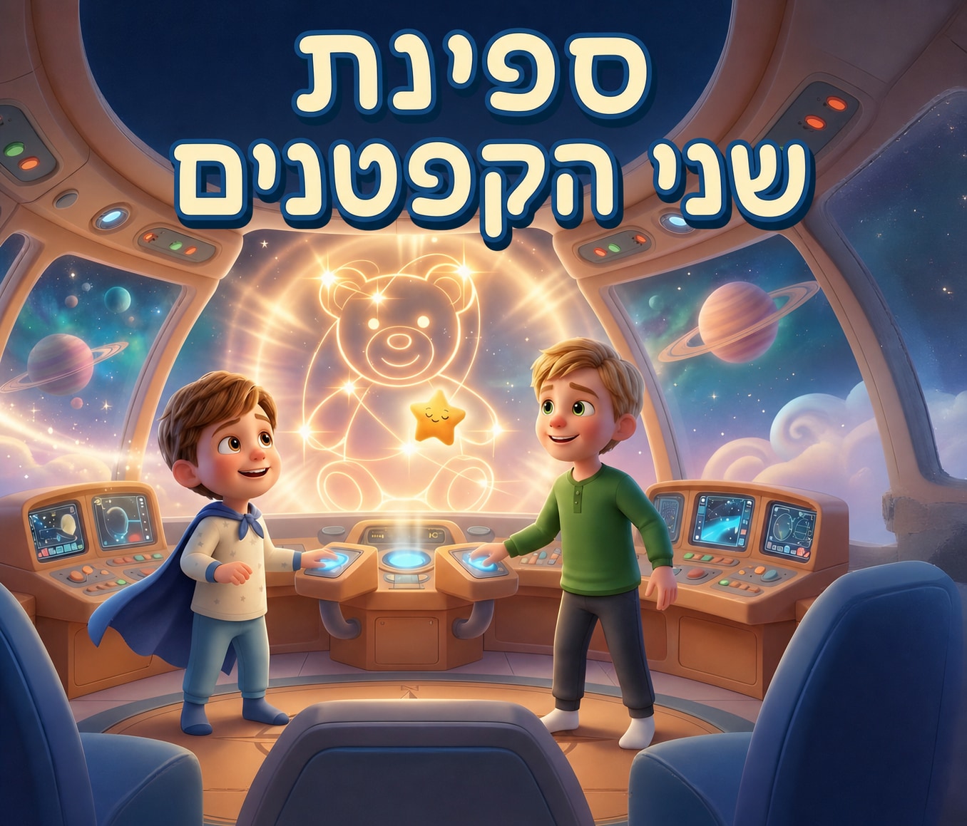 ספינת שני הקפטנים כריכת ספר אישי