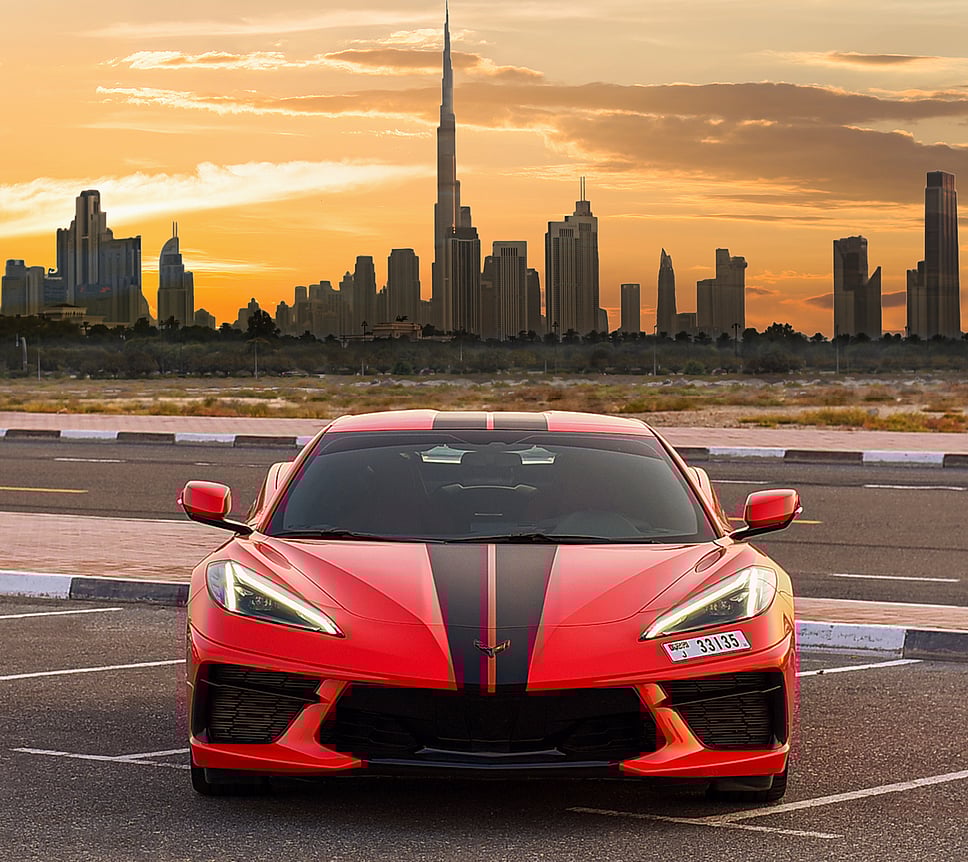 Rent Chevrolet Corvette in Dubai, Abu Dhabi (UAE) 