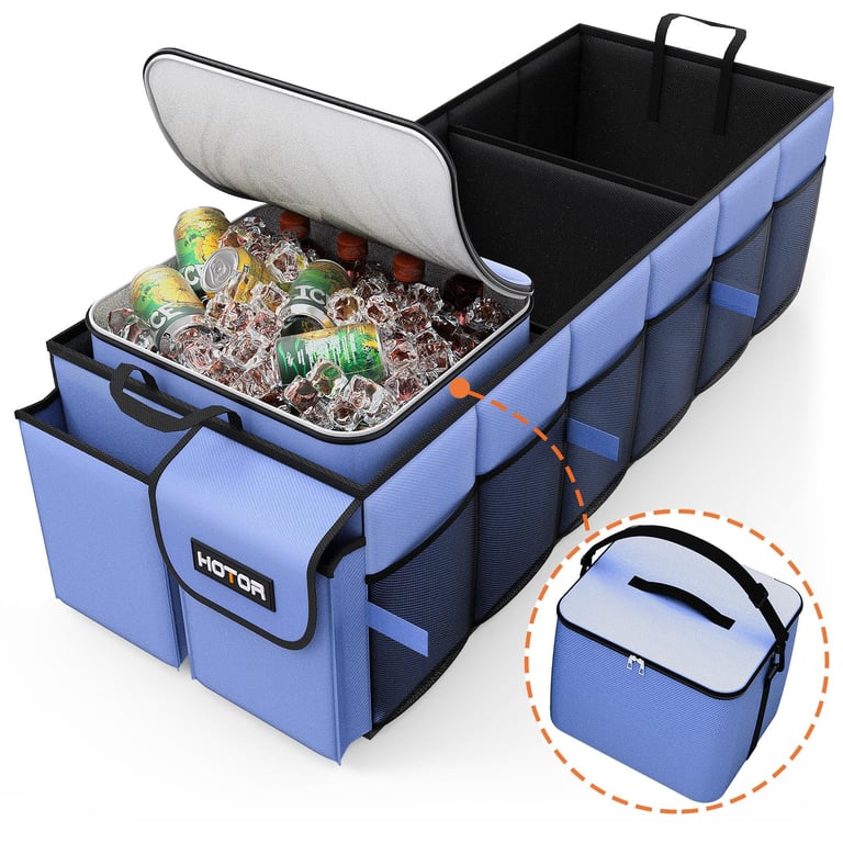 HOTOR Foldable Trunk Organizer with Cooler