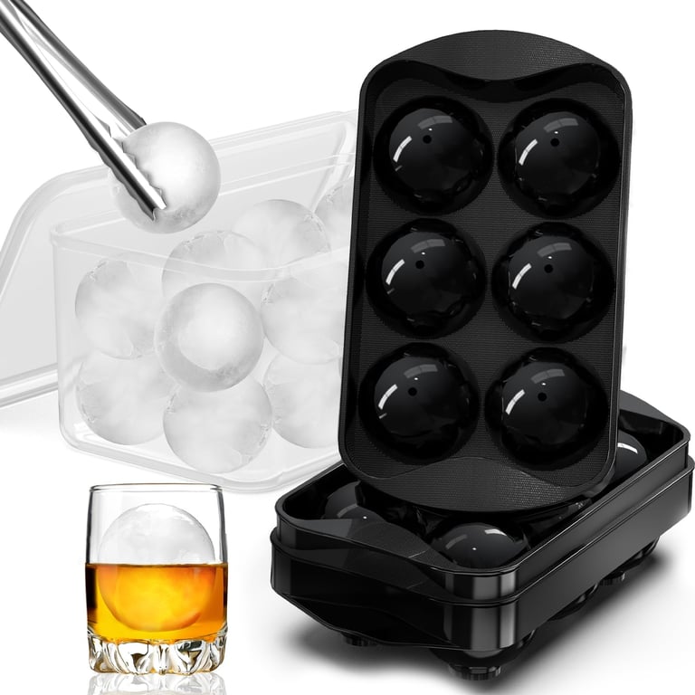 ICEXXP Whiskey Ice Cube & Ball Mold Set