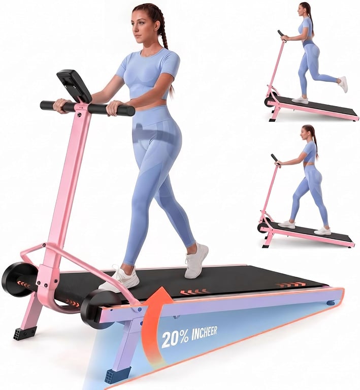 ANCHEER Manual Treadmill (Model B0HBC5FFT4)