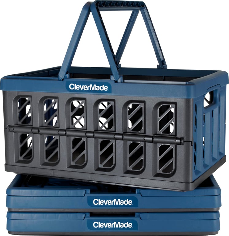 CleverMade Collapsible Shopping Baskets