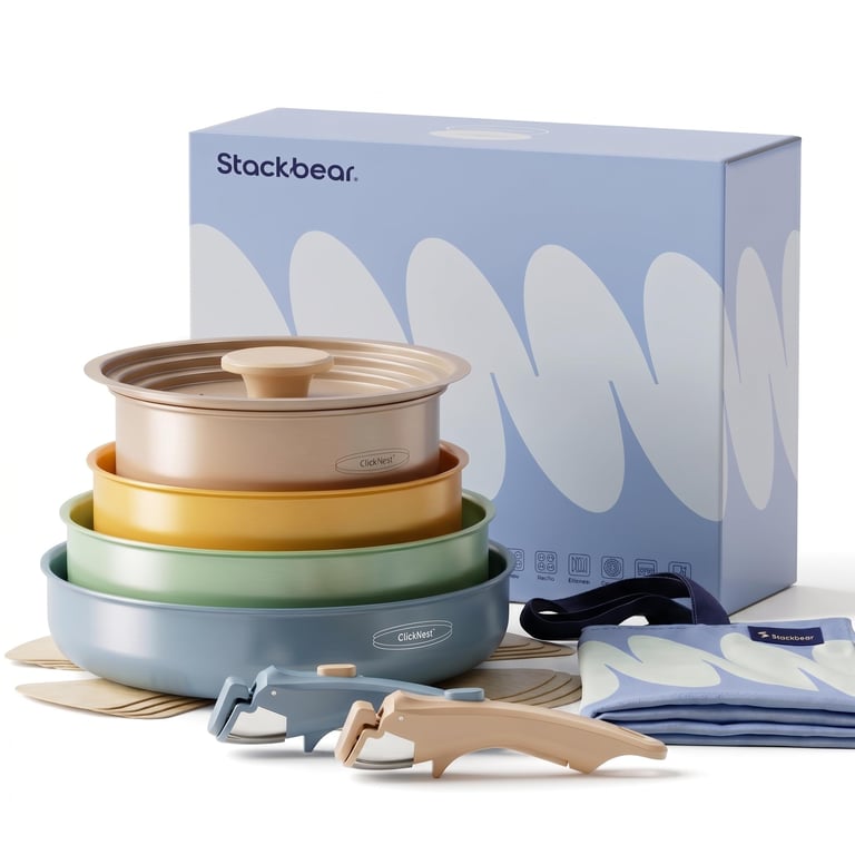 Stackbear Ceramic Cookware Set