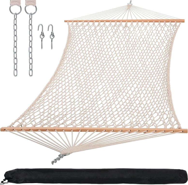 SUNCREAT Rope Double Hammock