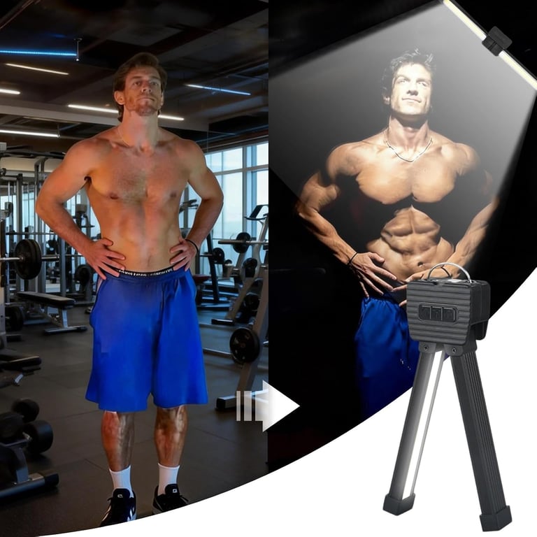 LETOUR Adjustable Gym Light