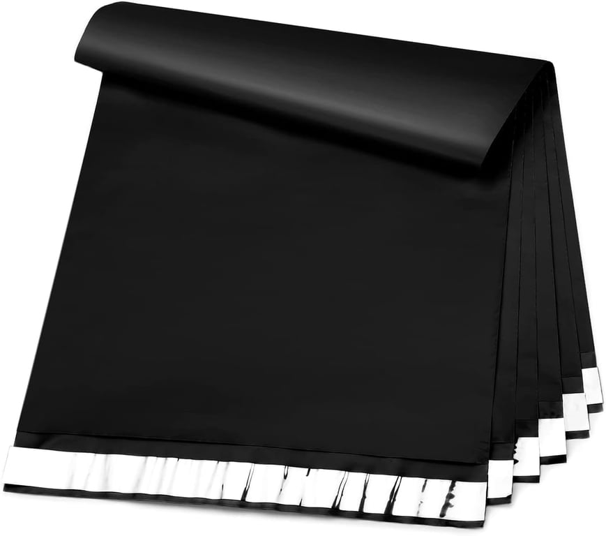 Metronic Black Poly Mailers