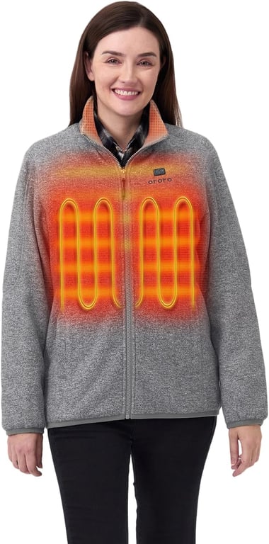 ORORO Women’s Heated Fleece Jacket