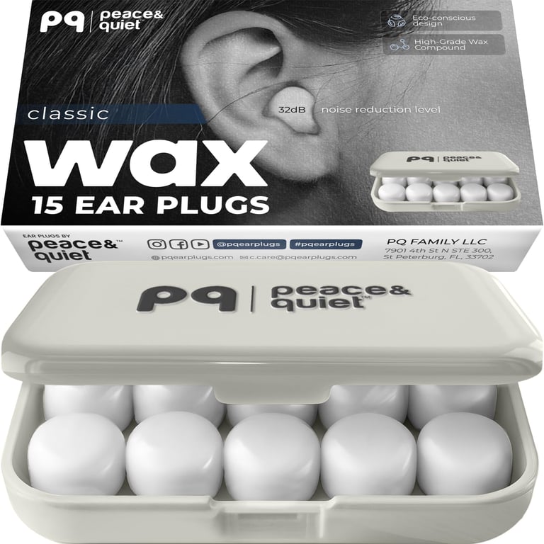 Peace&Quiet Wax Earplugs