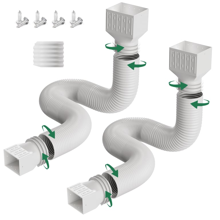 FEILAYDUN Rain Gutter Extensions